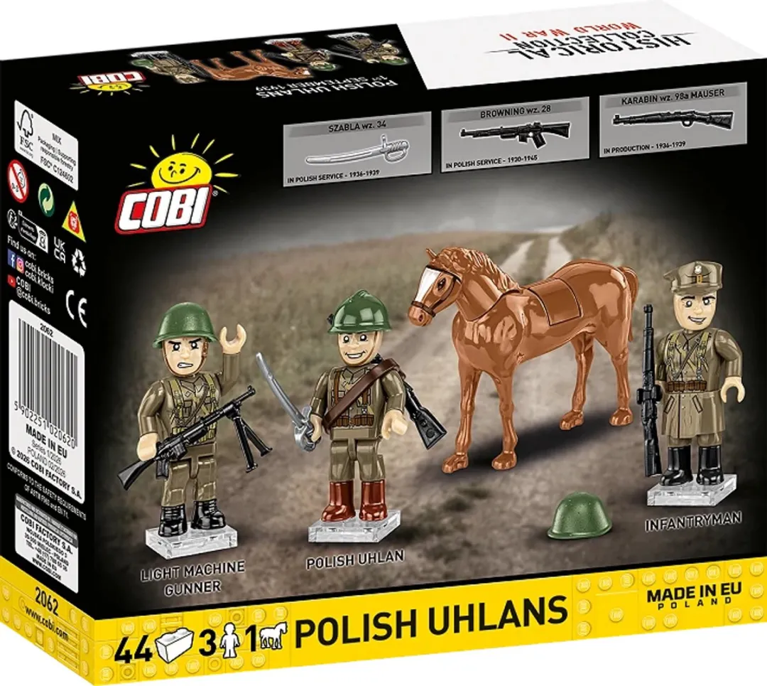 Cobi Polish Uhlans 2062 - 44 Stukken - 4 Minifiguren