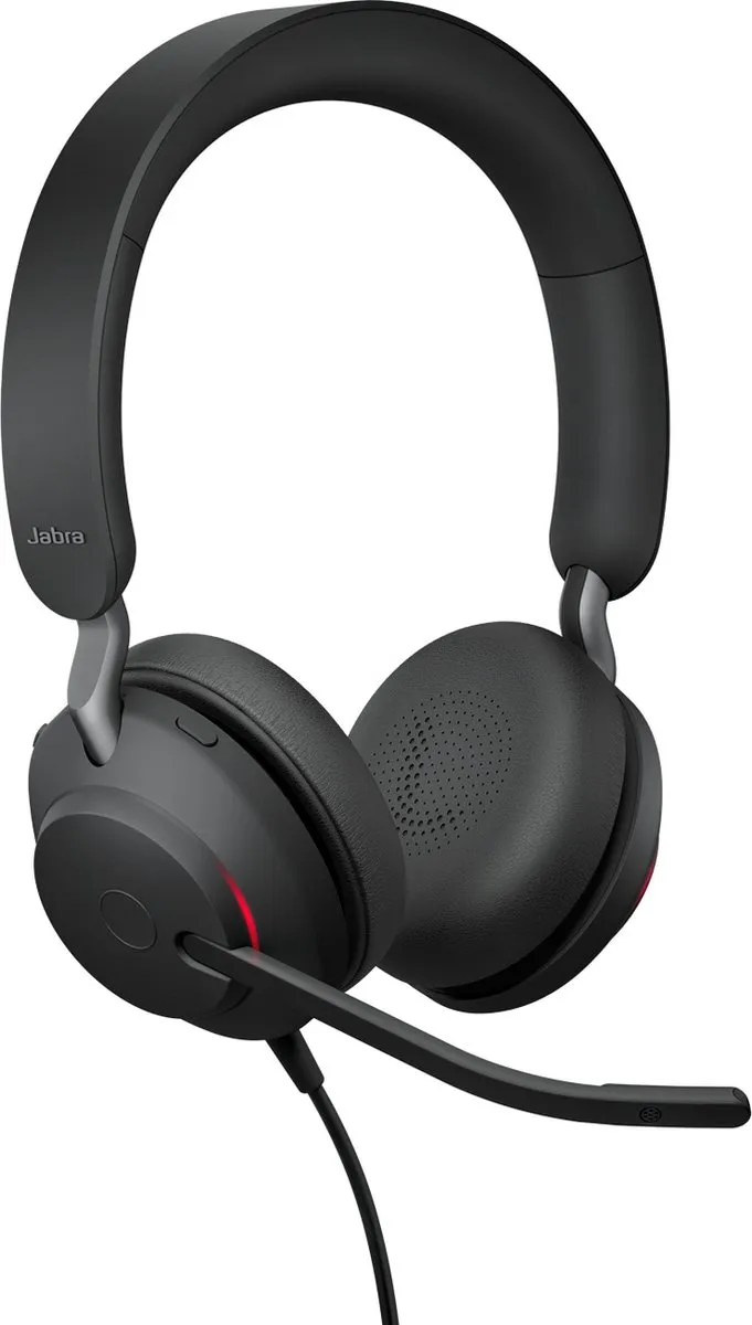 Jabra Evolve2 40 SE MS USB-C Koptelefoon - Zwart