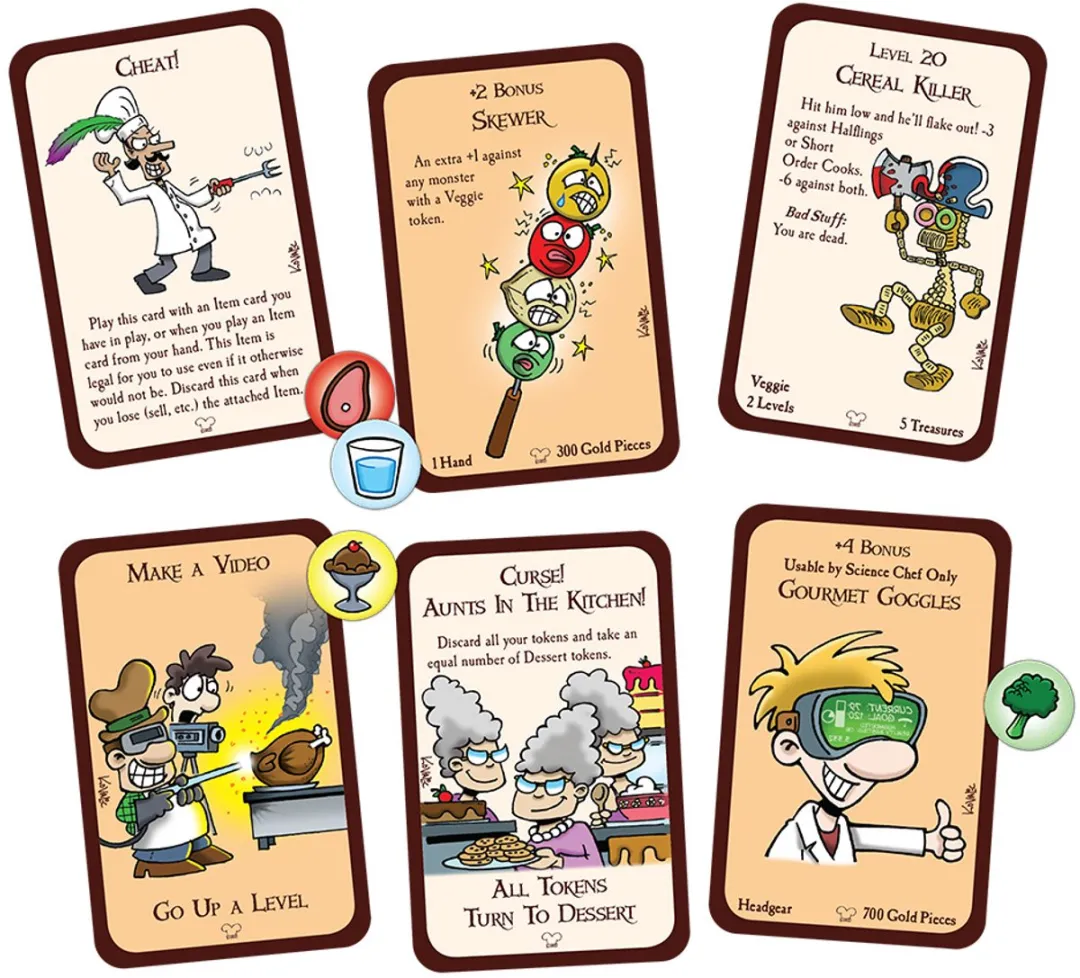 Steve Jackson Games Munchkin Crazy Cooks Kaartspel - 3-6 Spelers