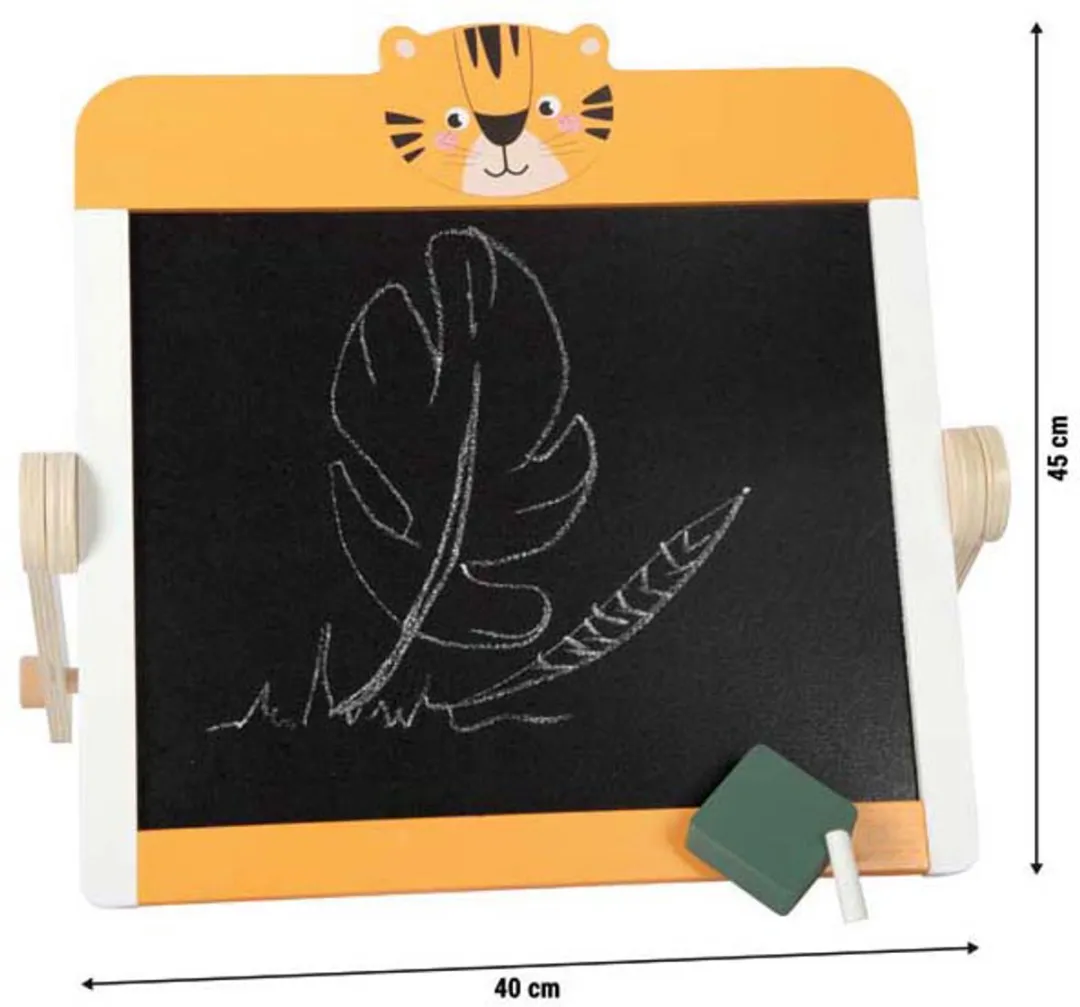 Small Foot Schoolbord Whiteboard Safari FSC - Multi kleuren