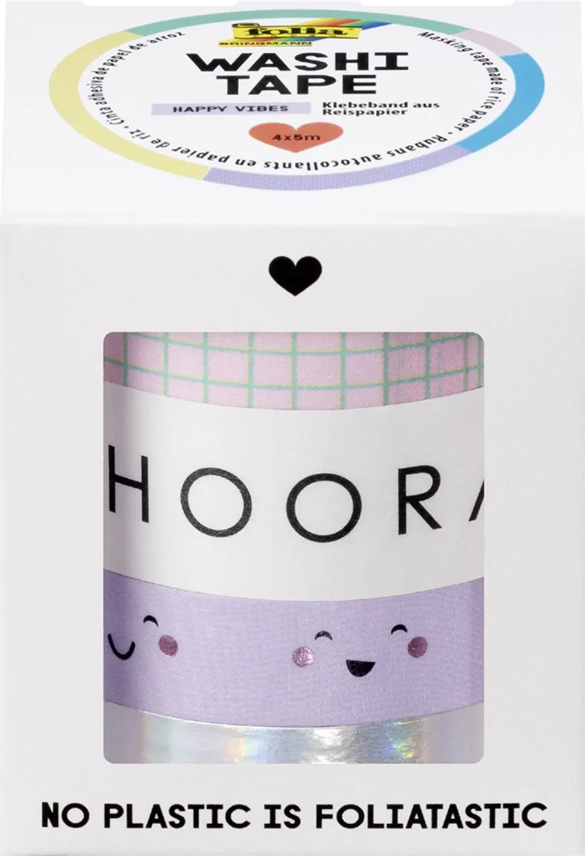 Folia Washi-Tape HOTFOIL HAPPY VIBES