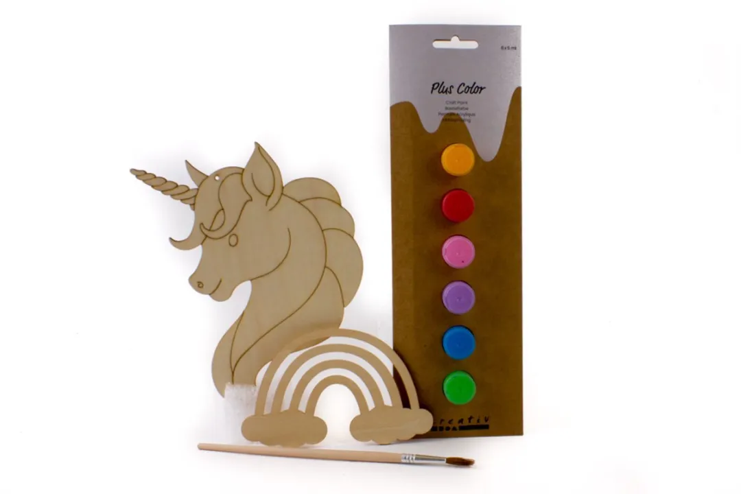 Creativ Company Eenhoorn Verfset - 6 Kleuren 30ml