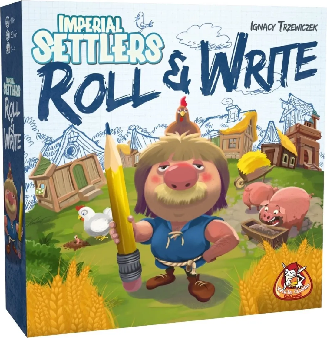 White Goblin Games Imperial Settlers Roll & Write WGG1963 - Multicolor