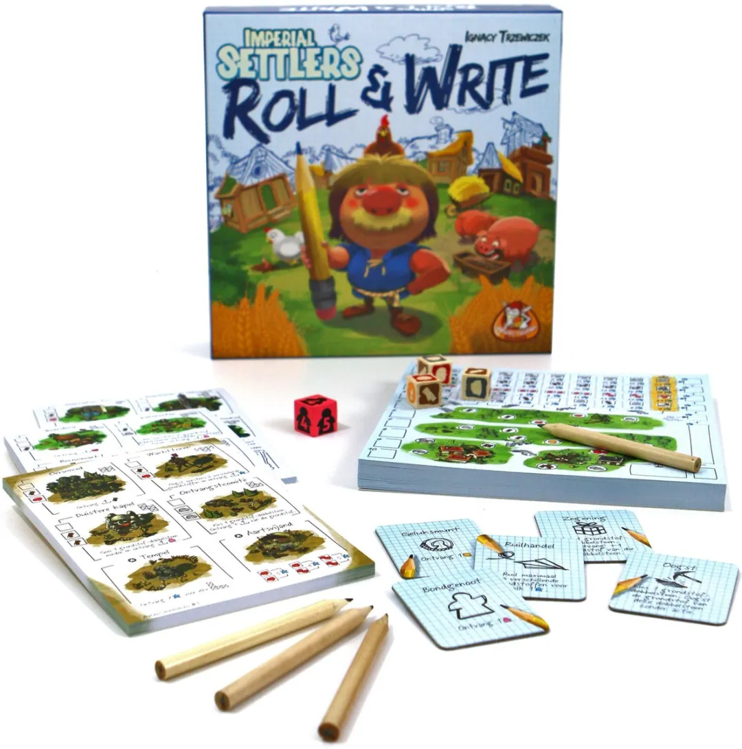 White Goblin Games Imperial Settlers Roll & Write WGG1963 - Multicolor