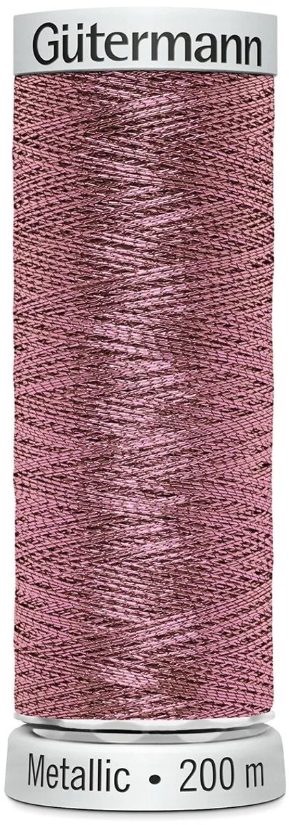 Gutermann Sulky Metallic Borduurgaren 7012 Oud Roze