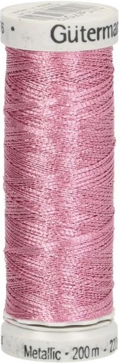 Gutermann Sulky Metallic Borduurgaren 7012 Oud Roze - 200m