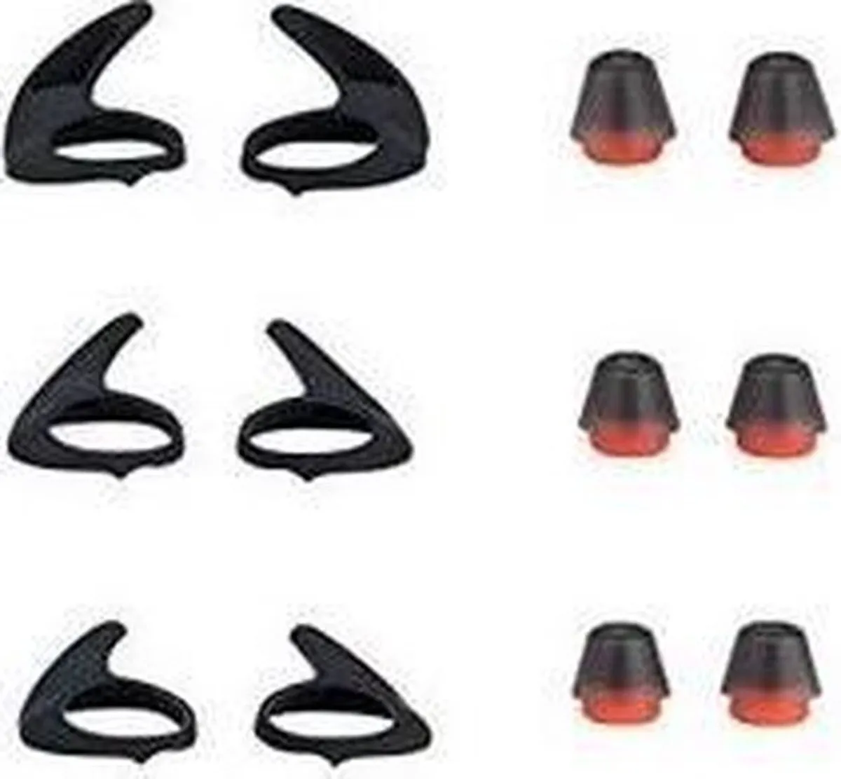 Jabra Evolve 75e Accessoirepakket 14101-69 - Cushion/Ring Set - Zwart/Rood