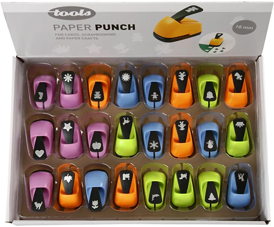 Creativ Company Ponsen 16mm Multicolor - 24 Stuks