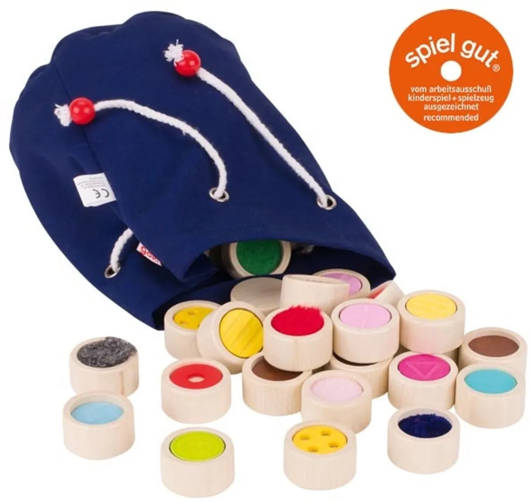 Goki Memo Game Feel the Surface 59004 - Blauw - afbeelding 6 van 6