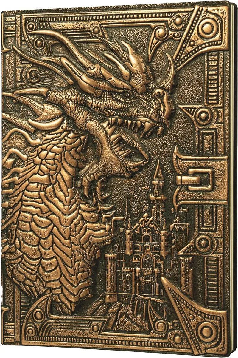 Lapi Toys D&D Draken Notitieboek A5 Hardcover Goud