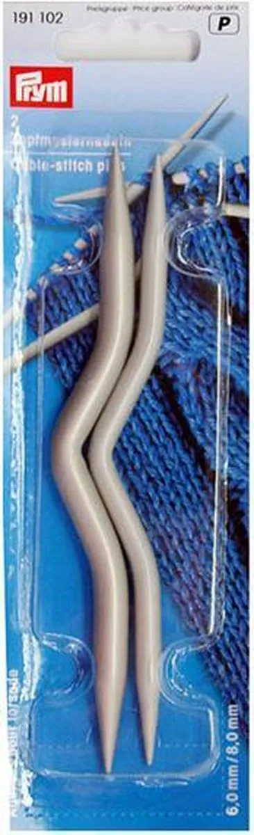 Prym Kabelnaalden 6,0/8,0mm - Grijs