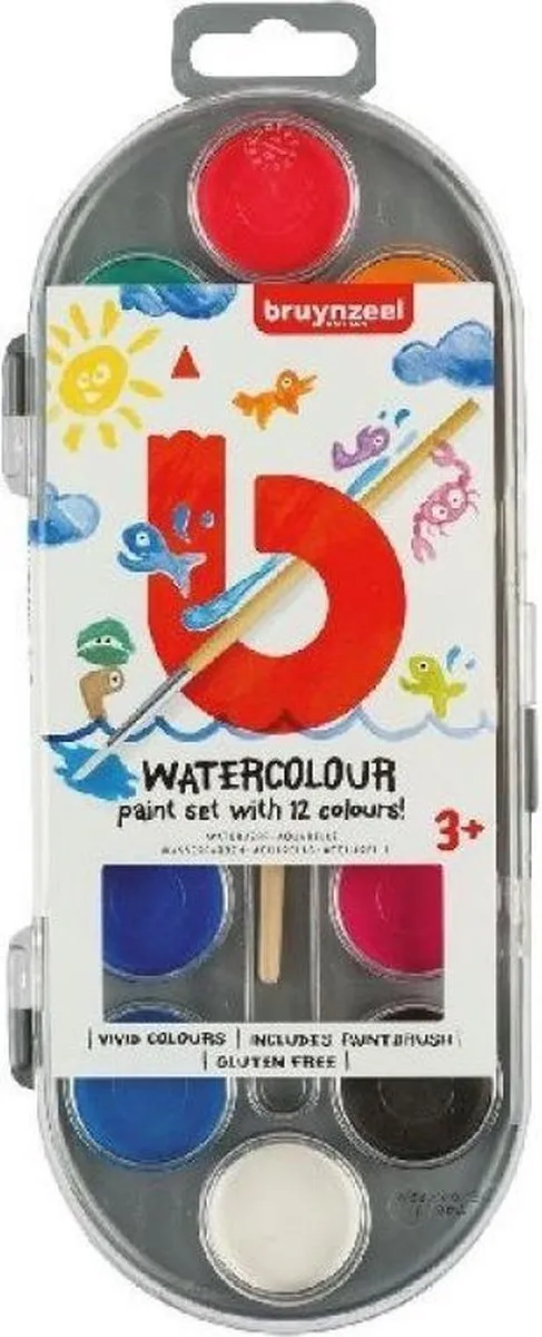 Bruynzeel Inspiring Young Waterverf 12 Stuks - 50ml