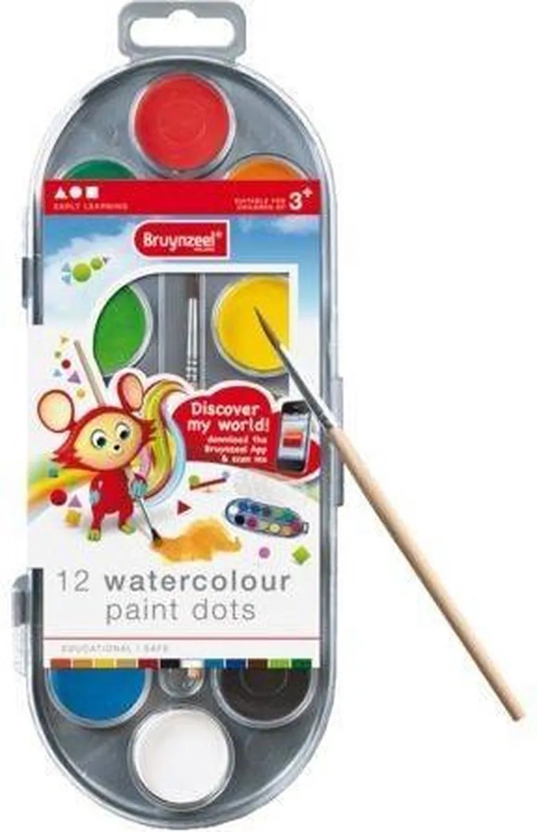 Bruynzeel Inspiring Young Waterverf 12 Stuks - 50ml