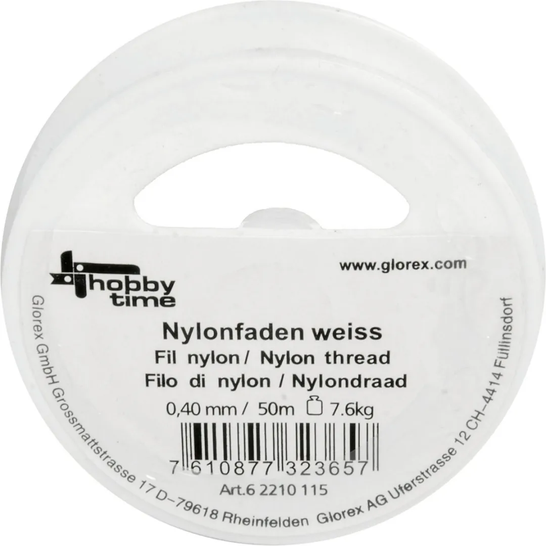 Glorex Hobby Nylon Draad 0.4mm