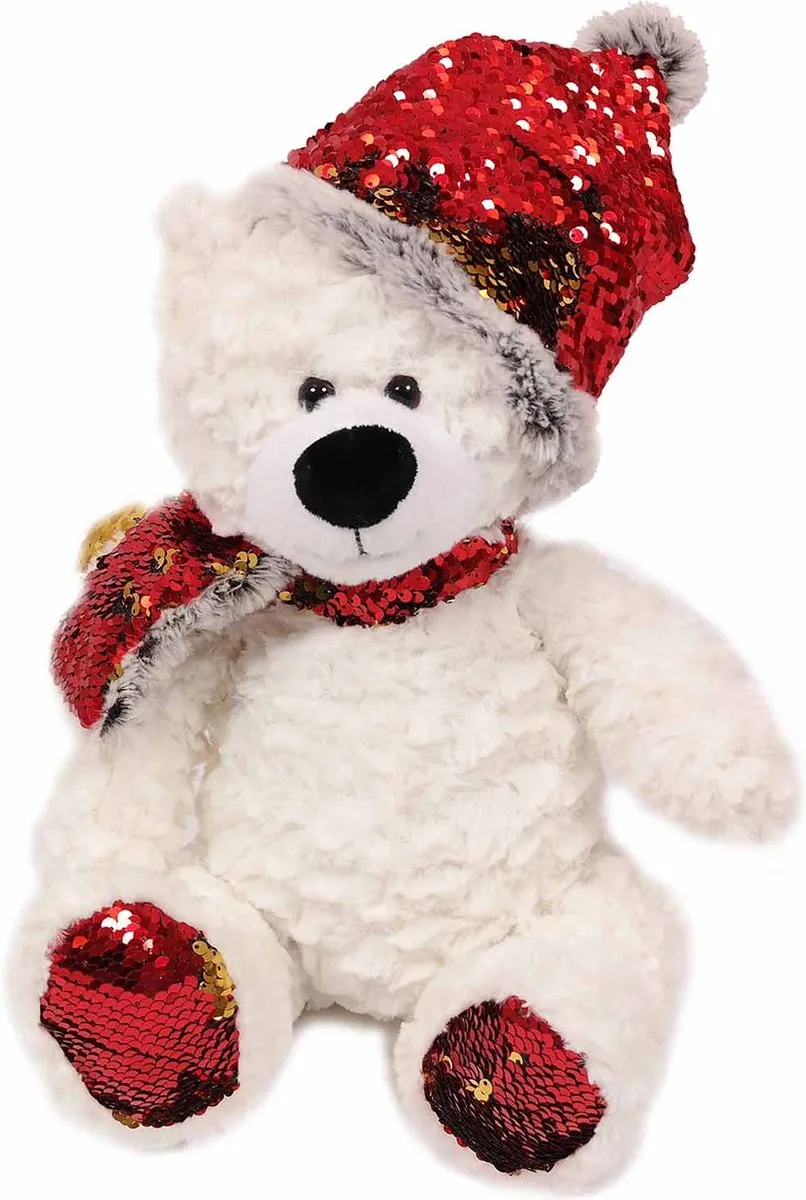 PIA Soft Toys IJsbeer Kerstknuffel