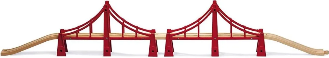BRIO Dubbele Hangbrug 33683 - Rood