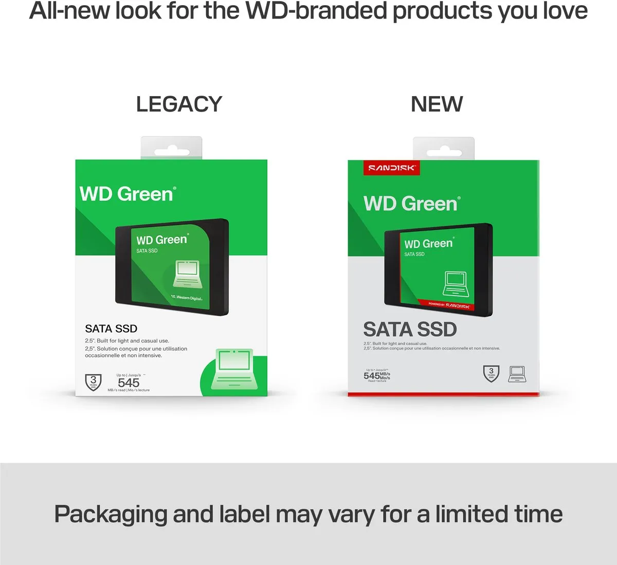 SanDisk Green WDS100T5G0A 1TB SSD - 2.5" SATA III