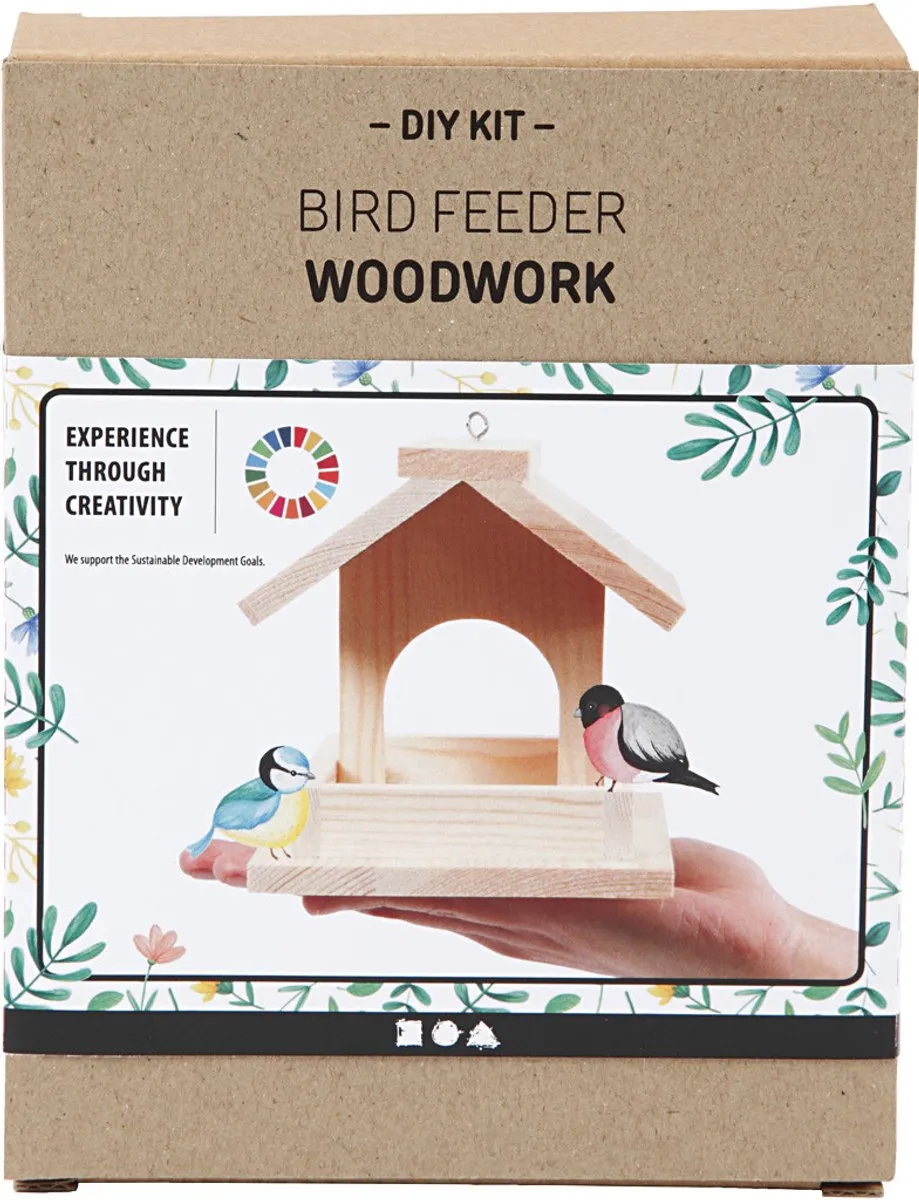 Creativ Company DIY Vogelvoederhuis Grenen 12,5cm