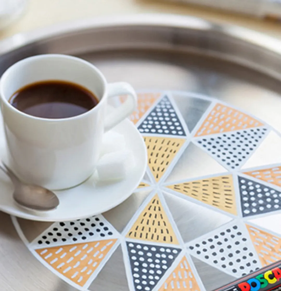 Posca - paintmarker PC-3M | set van 8 markers | glitter | assorti