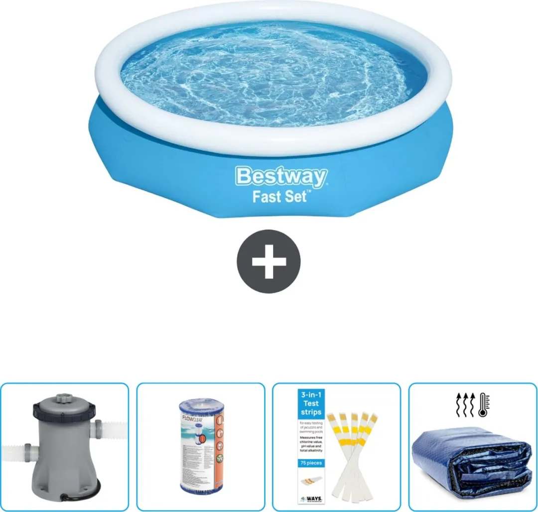 Bestway Fast Set Rond Zwembad 305x66cm