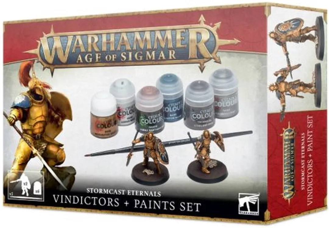 Warhammer Age of Sigmar Stormcast Paintset - 16 Stuks - Meerdere kleuren