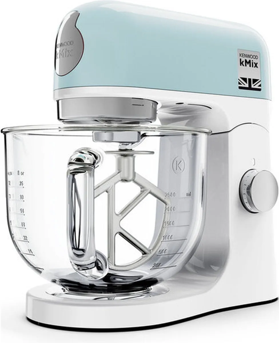 Kenwood kMix KMX754PB Keukenmachine - 1000W - Pastelblauw