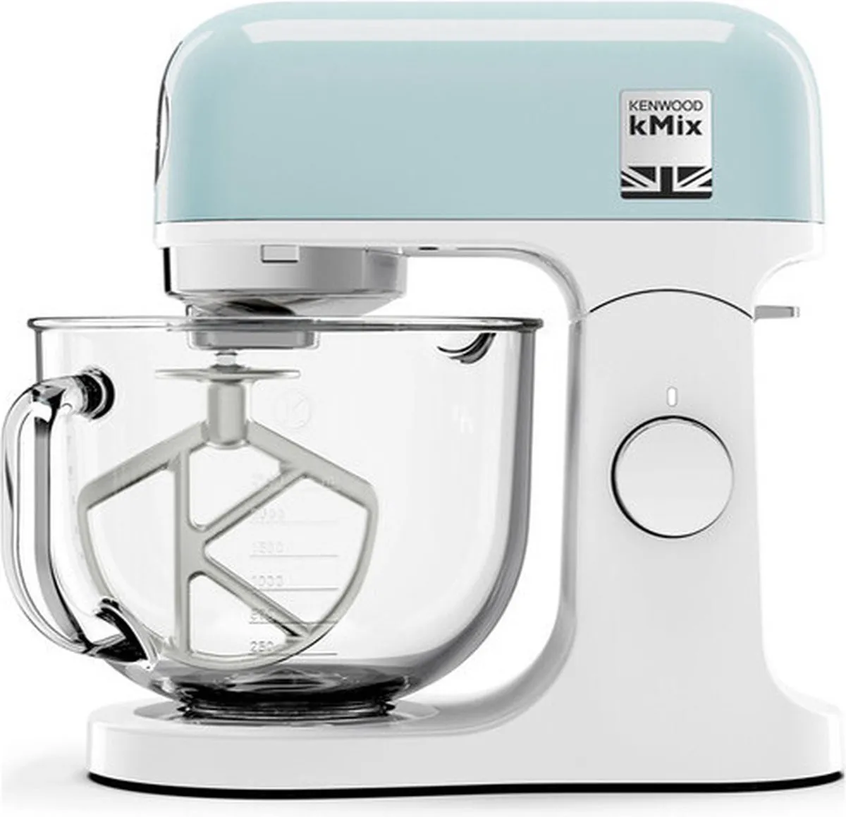 Kenwood kMix KMX754PB Keukenmachine - 1000W - Pastelblauw