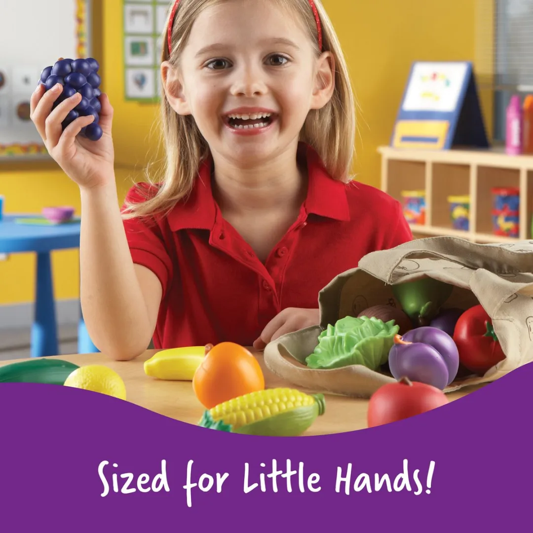 Learning Resources Groente & Fruit Rolspel Tas - Multicolor
