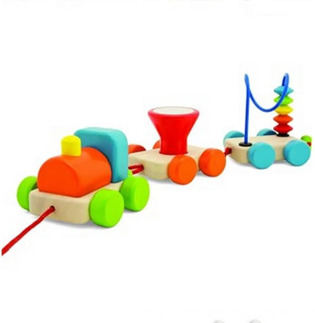 Pintoy 12504 Houten Activity Trein
