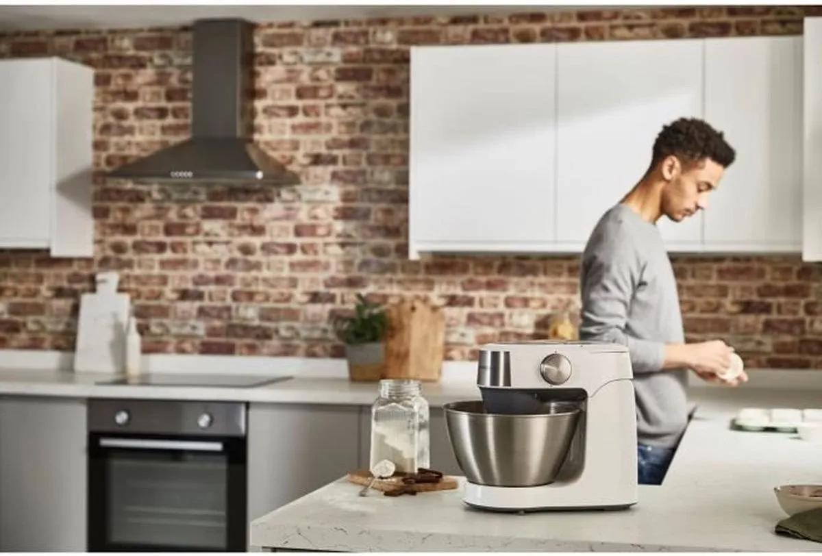 Kenwood Prospero+ KHC291H0WH Keukenmachine 1000W - 3 Accessoires - Roestvrijstaal/Wit