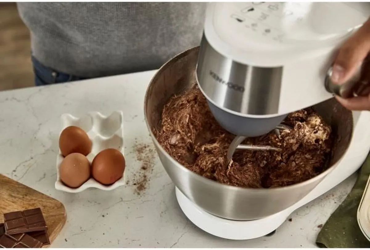 Kenwood Prospero+ KHC291H0WH Keukenmachine 1000W - 3 Accessoires - Roestvrijstaal/Wit