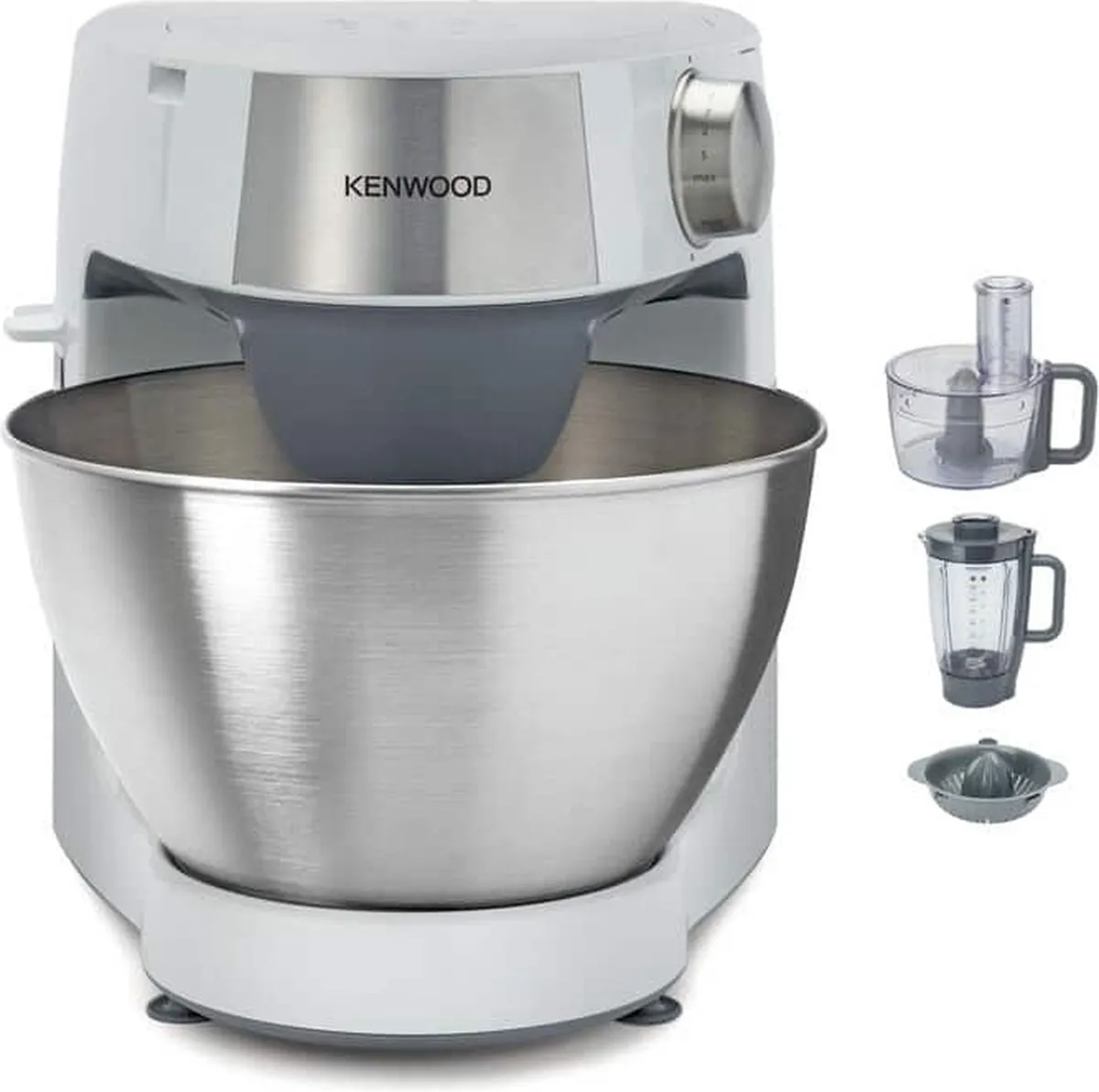 Kenwood Prospero+ KHC291H0WH Keukenmachine 1000W - 3 Accessoires - Roestvrijstaal/Wit - afbeelding 6 van 6