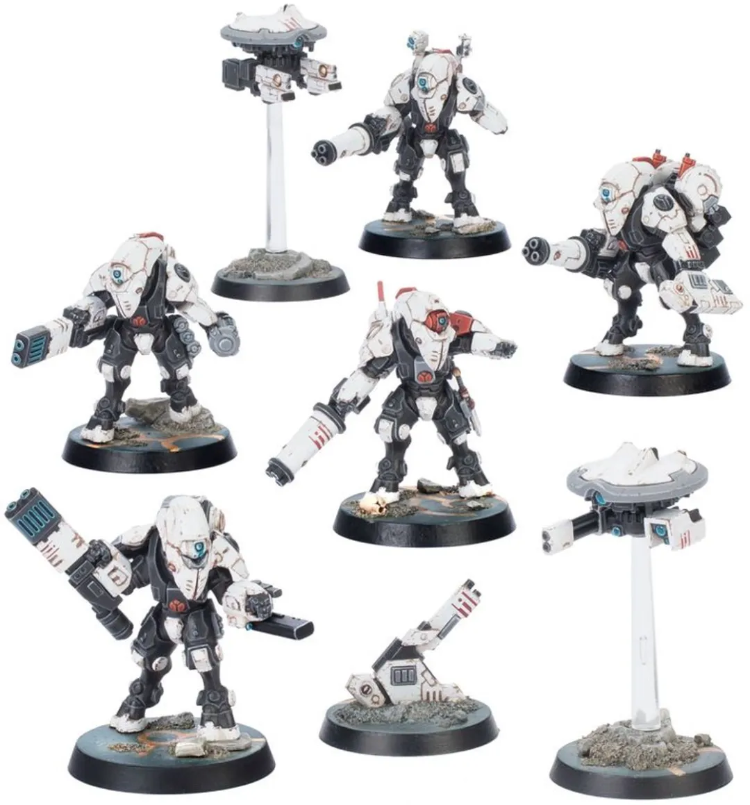 Games Workshop Kill Team XV26 Stealth Battlesuits - 105 Onderdelen