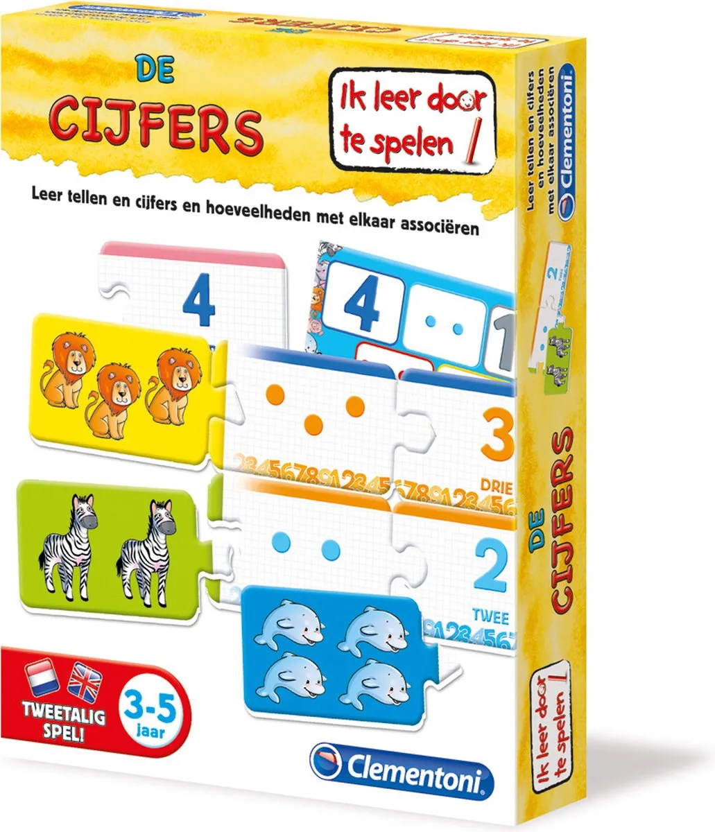 Clementoni De Cijfers 66500 Educatief Spel