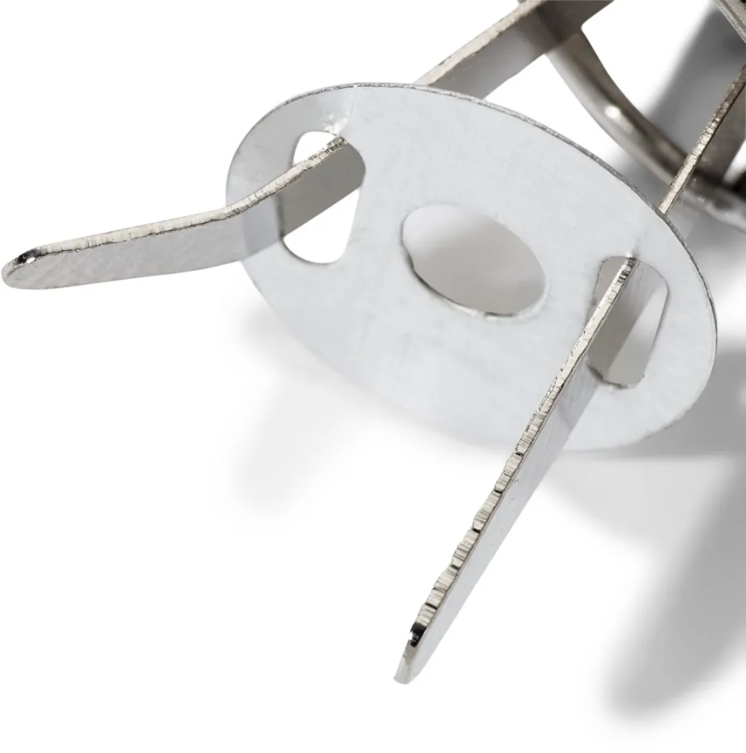 Prym Bodemnagels Ø15mm - 4 Stuks - Zilver