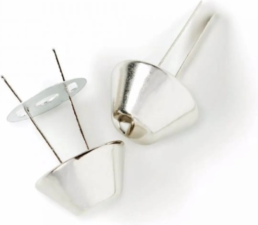 Prym Bodemnagels Ø15mm - 4 Stuks - Zilver