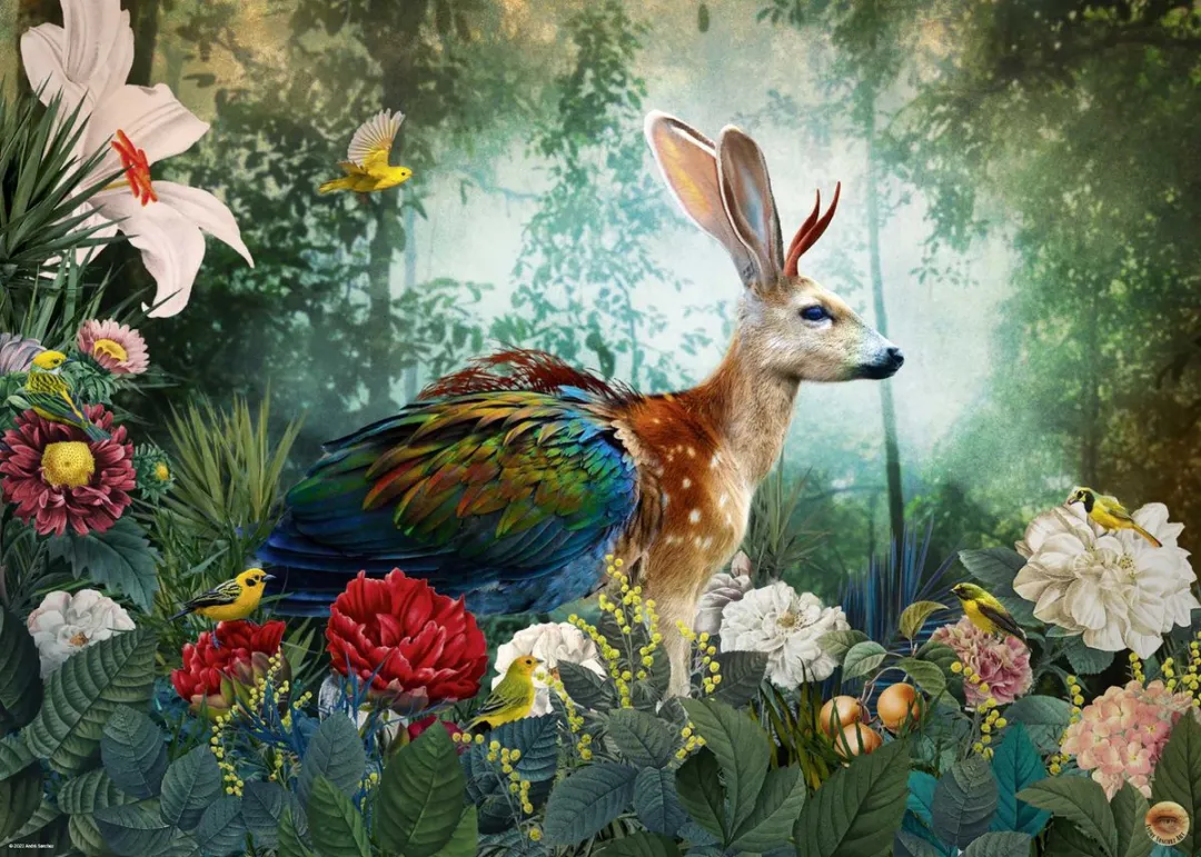 Heye Jackalope Legpuzzel 1000 Stuks - Multicolor