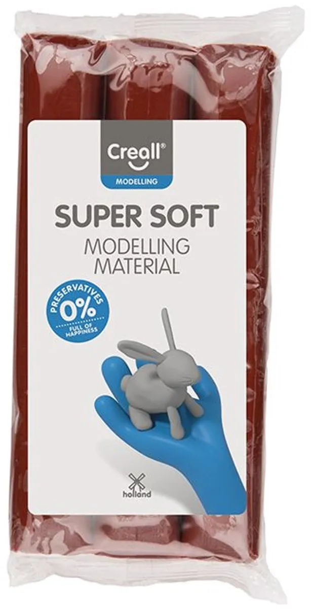 Creall Supersoft Boetseerklei Bruin 500g