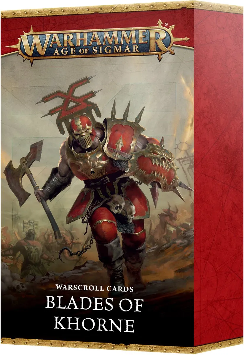Warhammer Age of Sigmar - Blades of Khorne - Warscroll Cards (83-81)