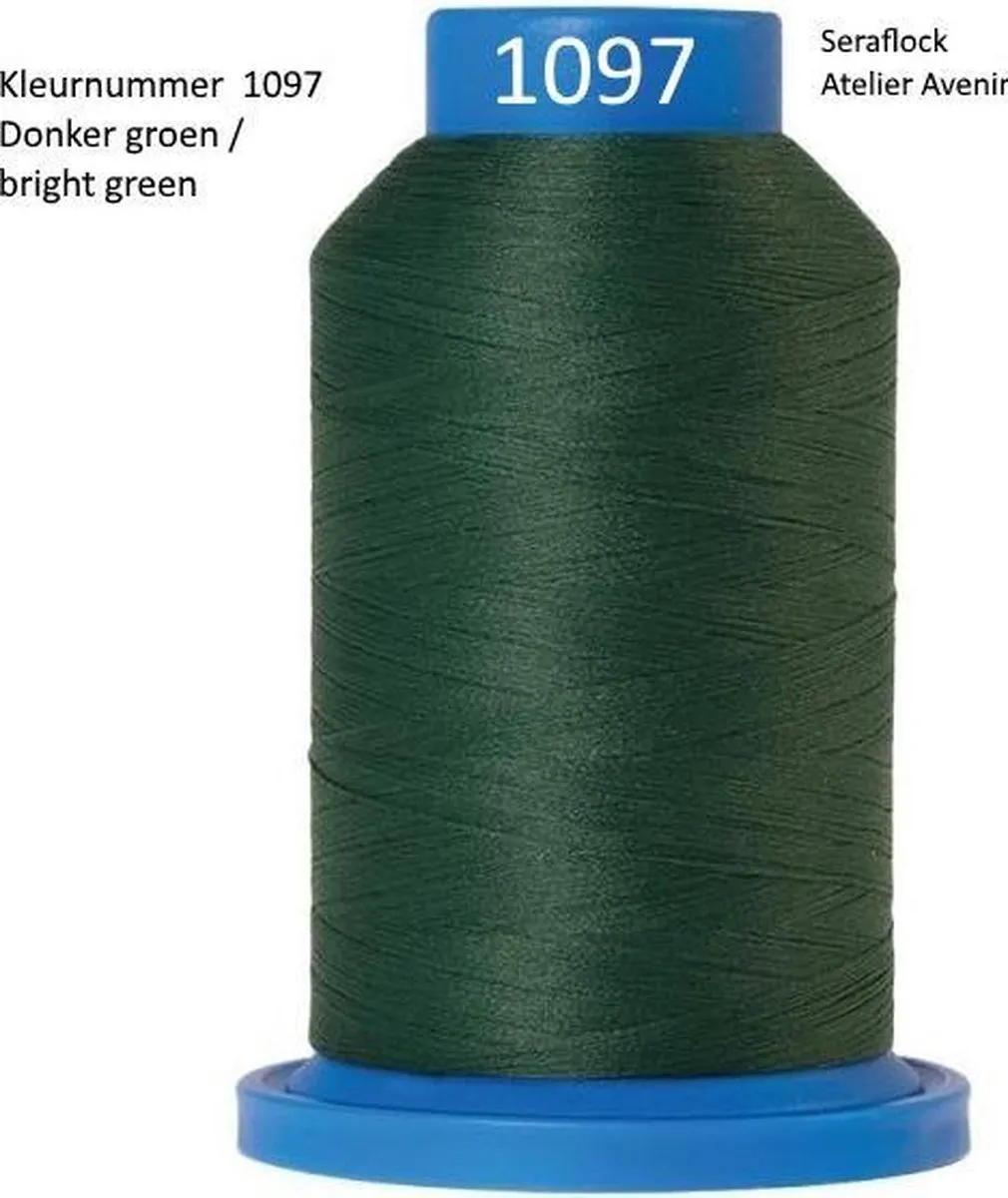 Amann Mettler Seraflock 1000mt Lockgaren - Heldergroen