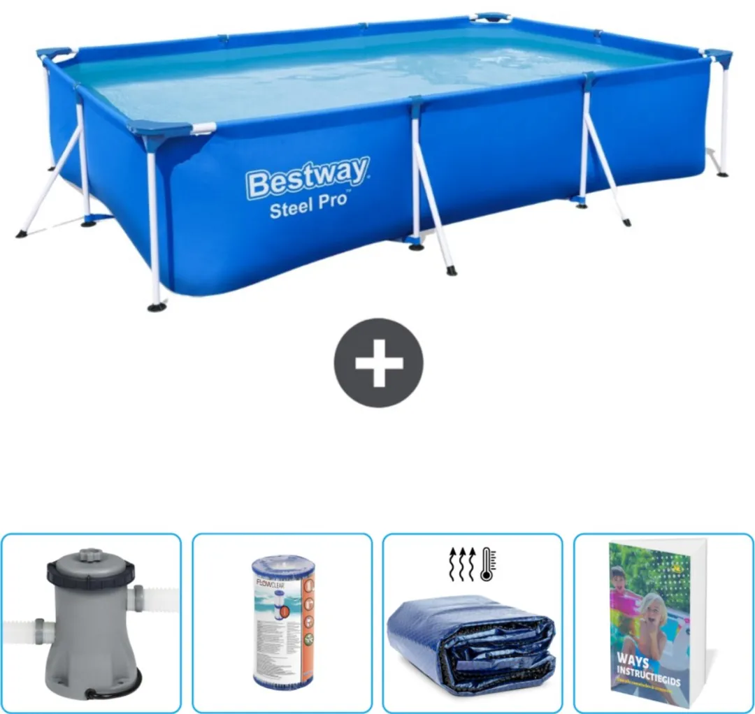 Bestway Steel Pro Zwembad 300x201x66cm