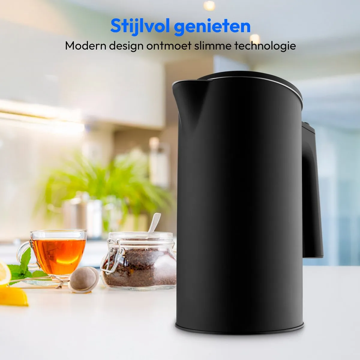 Medion Life MD12106 Waterkoker 2200W 1,5L - Zwart