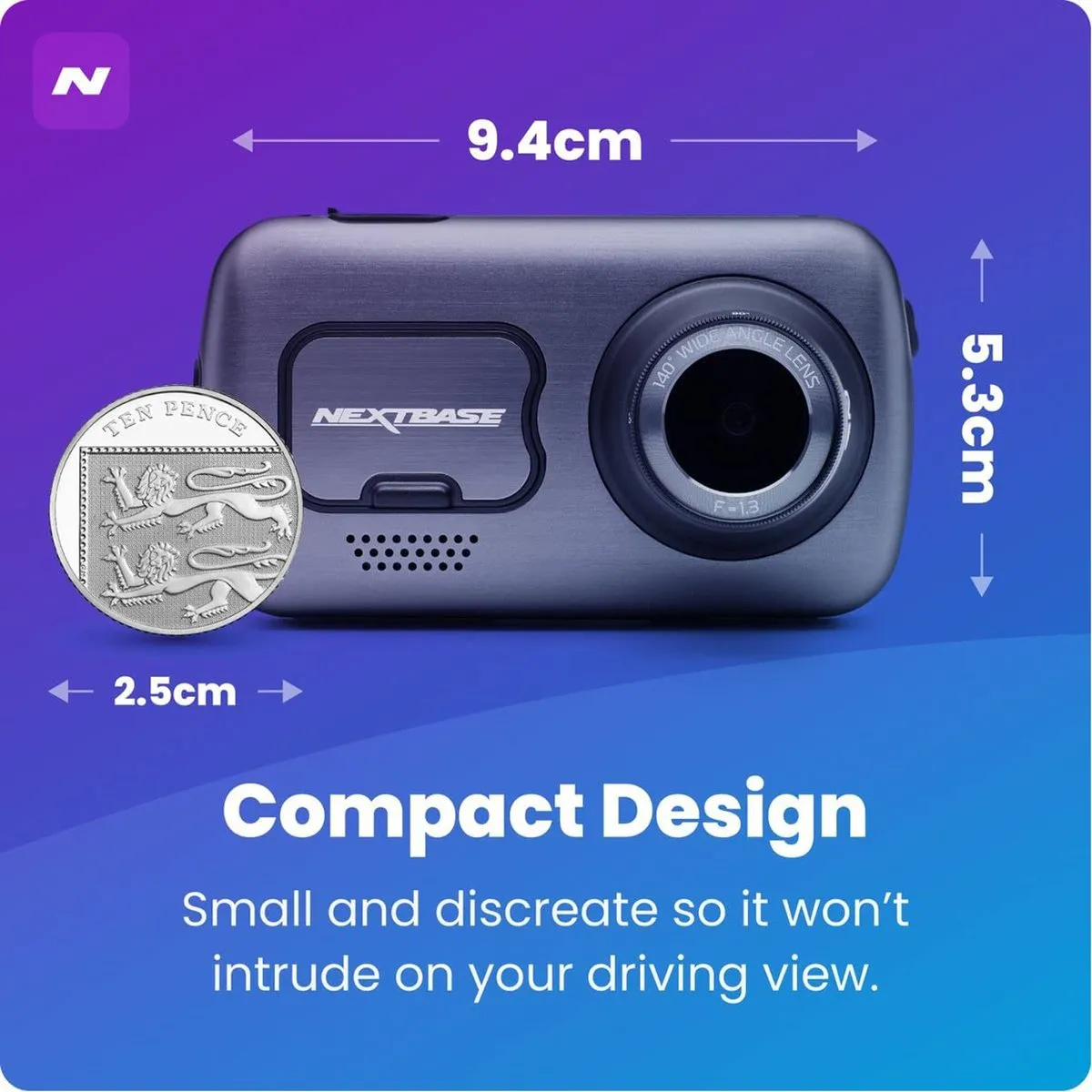 Nextbase 622GW 4K Dashcam - Grijs/Zwart - afbeelding 6 van 6