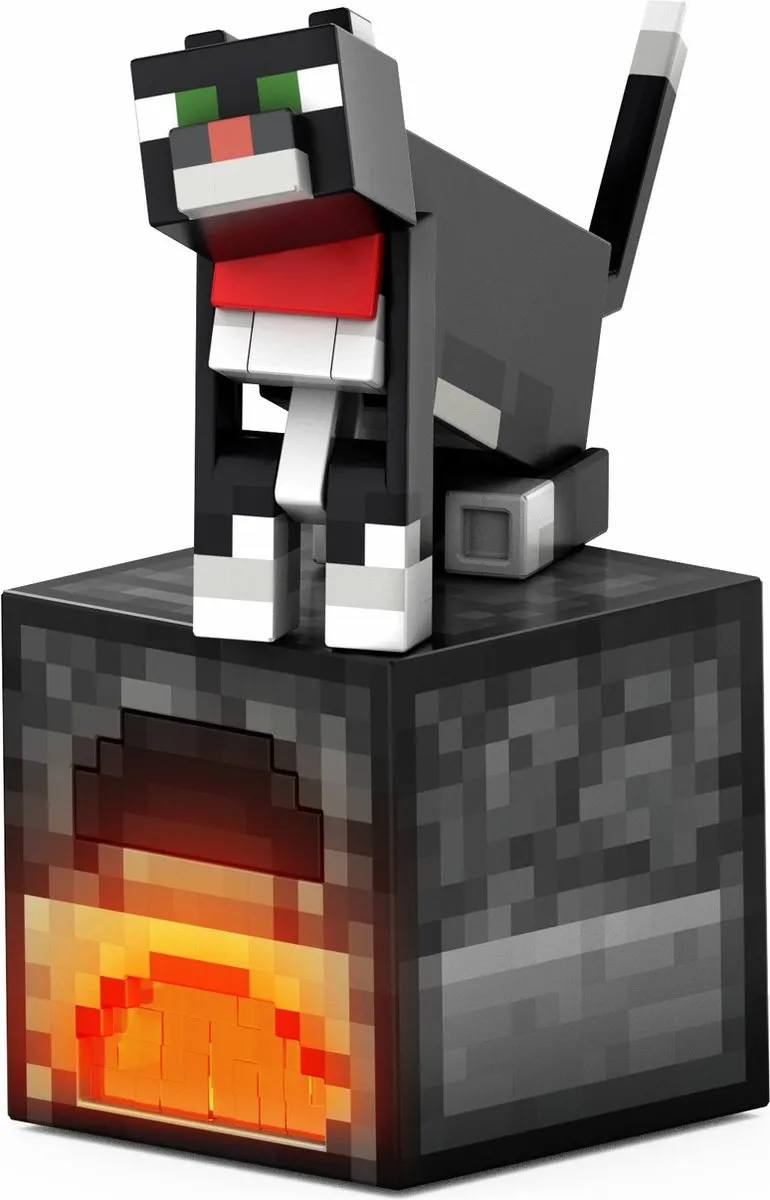 Minecraft Diamantniveau Smokingkat Actiefiguur 14cm