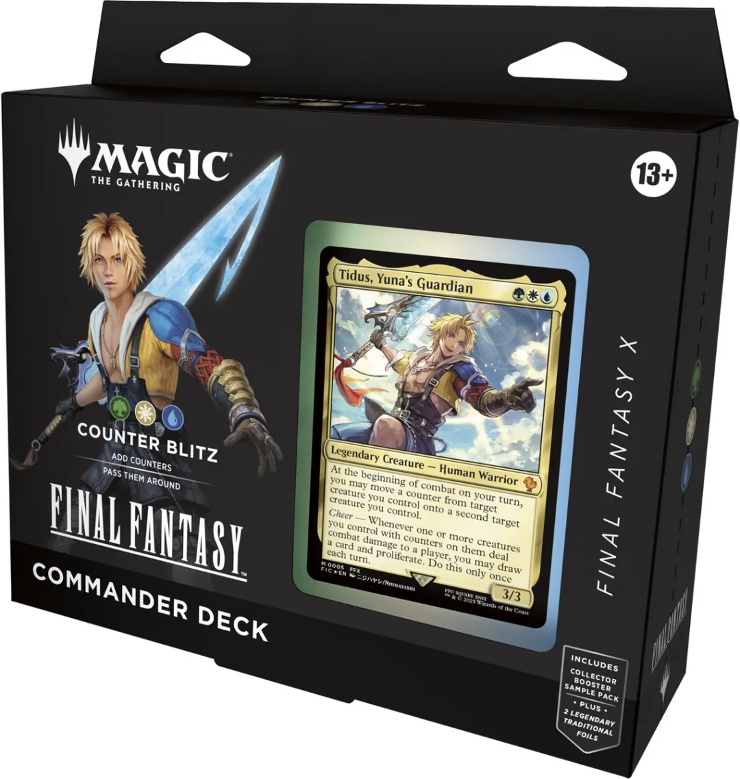 Magic The Gathering FINAL FANTASY X Commander Deck Counter Blitz