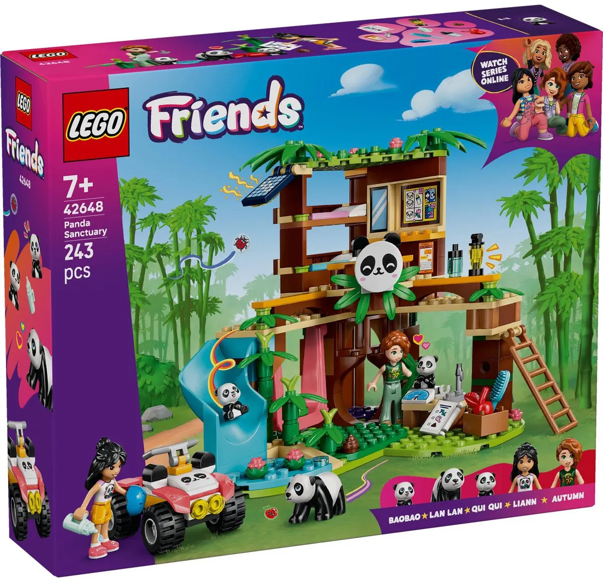 LEGO Friends De Pandaopvang 42648 Bouwset - 243 Stukken
