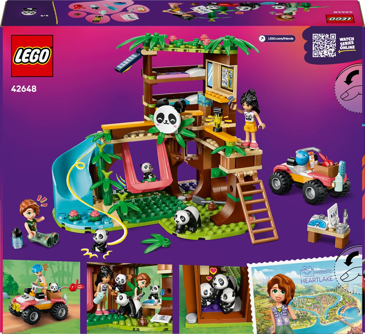 LEGO® Friends De Pandaopvang, Bouwset, Speelgoed - 42648