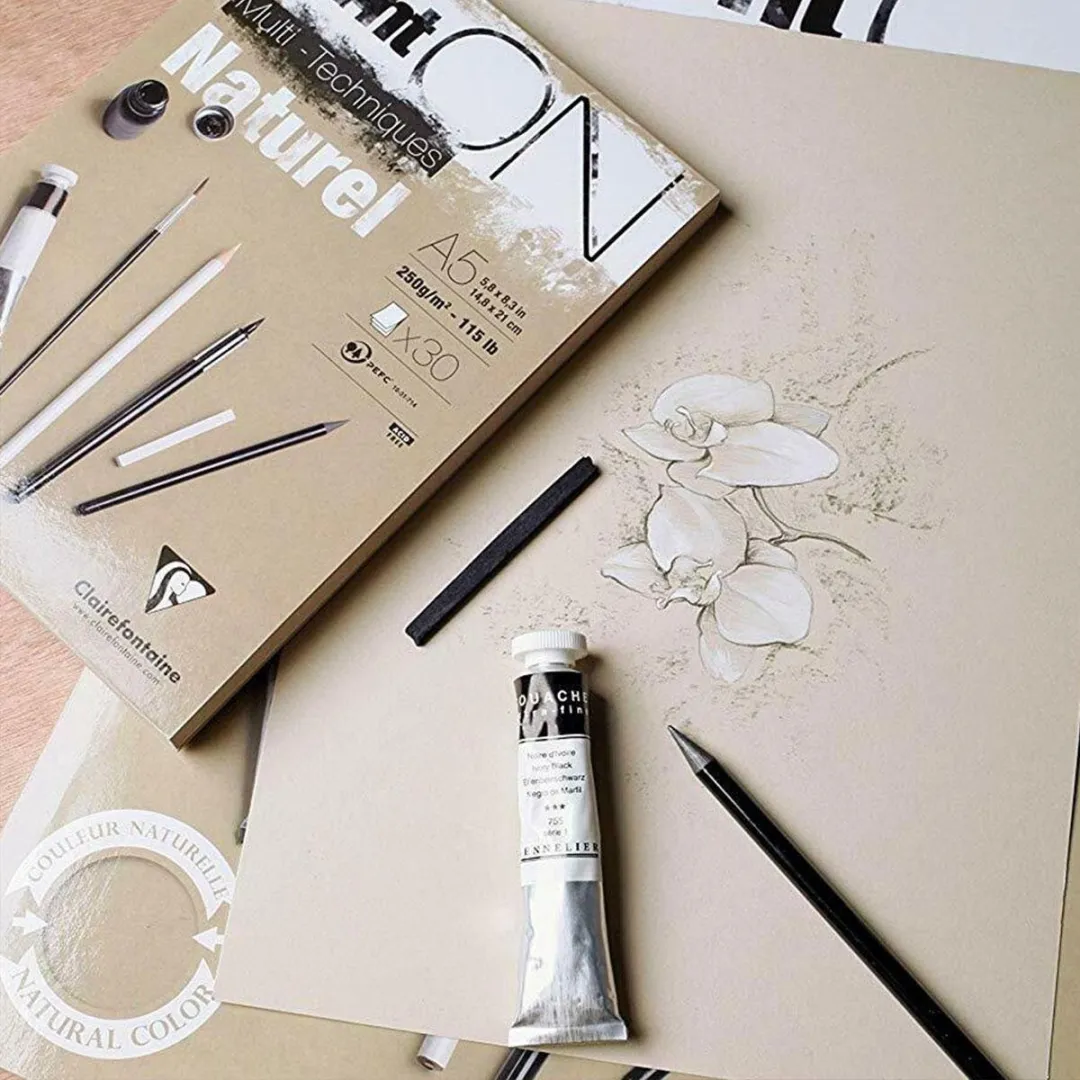Clairefontaine Paint On Multi-Techniques A4 250g/m² - 30 Vel