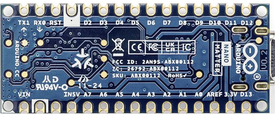 Arduino Nano Matter ABX00112 Board