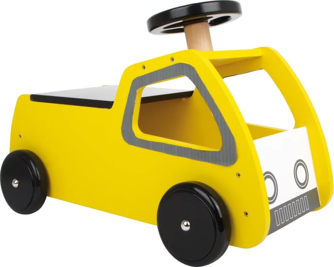 Small Foot Loopauto Tom - Geel